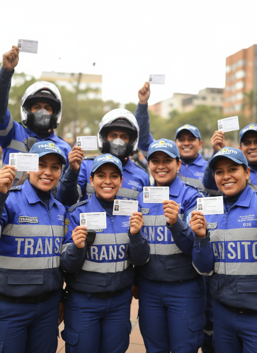 Graduación y reconocimiento de estudiantes de tránsito